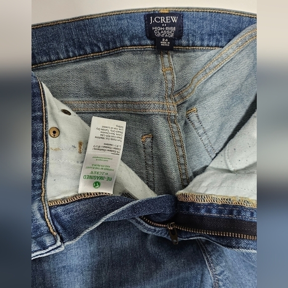 J Crew Women's Jeans High-Rise Classic Vintage Denim Size 24 - Picture 7 of 11